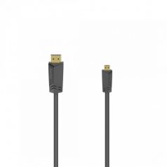   Hama FIC TL High speed HDMI-micro HDMI kábel ethernettel 1,5m Black