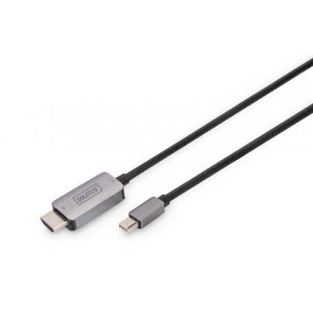 Digitus 8K Mini DisplayPort Adapter Cable Mini DP - HDMI Type A 1m Black