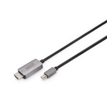 Digitus 8K Mini DisplayPort Adapter Cable Mini DP - HDMI Type A 1m Black