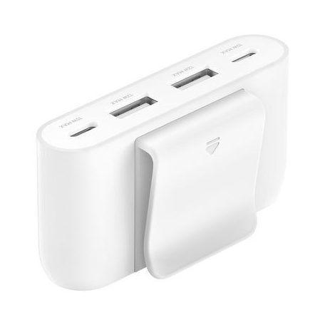 Belkin BUZ001BT2MWHB7 4-Port USB Power Extender  White