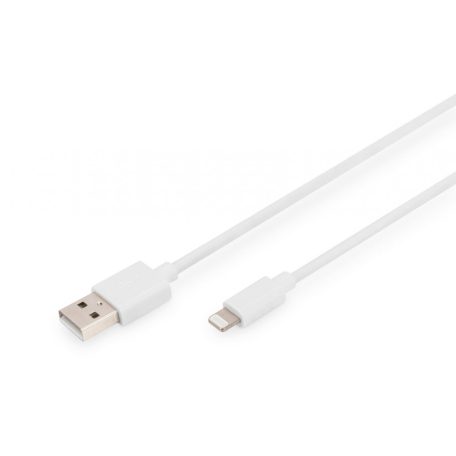 Digitus Lightning to USB-A data/charging cable MFI-certified 2m White