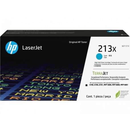 HP 213X Cyan toner