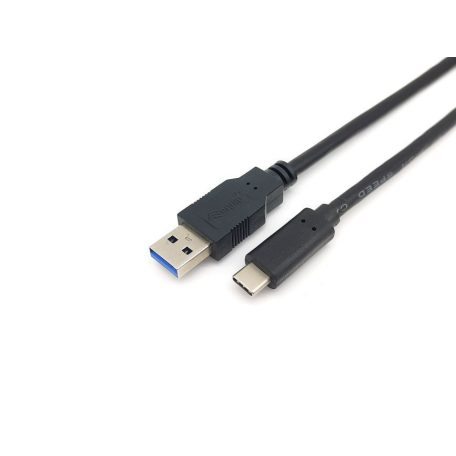 EQuip USB-C 3.2 Gen1 to USB-A 2m cable Black