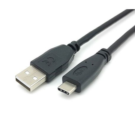 EQuip USB-C 2.0 to USB-A cable 2m Black