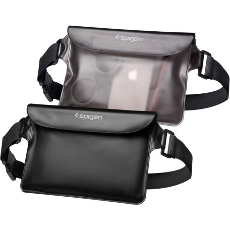 Spigen Aqua Shield WaterProof Waist Bag A620 2 Pack Black + Transparent Black