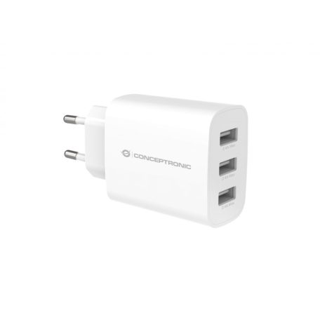 Conceptronic  ALTHEA13W 3-Port 30W USB Charger White