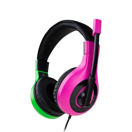 Nacon Stereo Gaming Headset for Nintendo Switch Splatoon Green/Pink