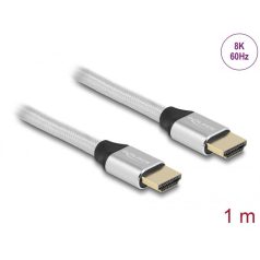   DeLock Ultra High Speed HDMI Cable 48 Gbps 8K 60 Hz 1m Silver