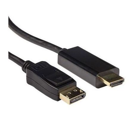 ACT AK3991 DP male - HDMI-A male 3m Black