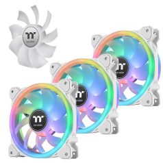 Thermaltake SWAFAN 12 RGB Radiator Fan White (3-Fan Pack)