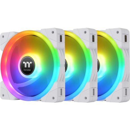 Thermaltake SWAFAN 14 RGB PC Cooling Fan White (3-Fan Pack)