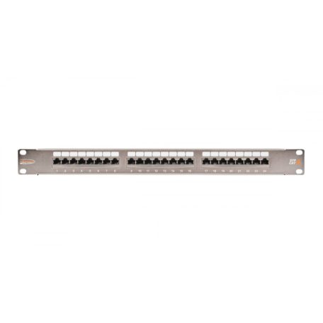 NIKOMAX 24-port Patch Panel 1U Grey