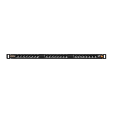 NIKOMAX 24-port Patch Panel 0,5U Black