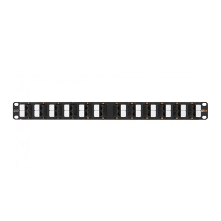 NIKOMAX 24-port Patch Panel 1U Black