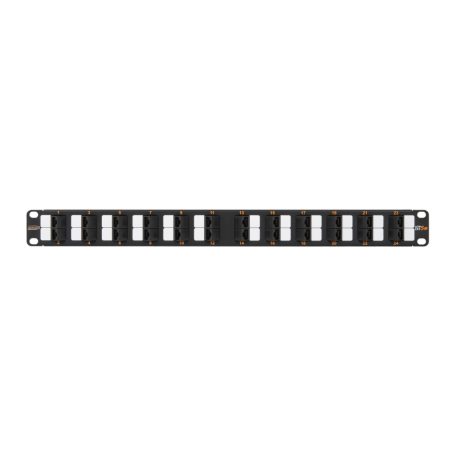 NIKOMAX 24-port Patch Panel 1U Black