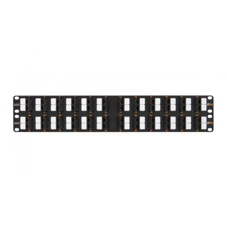 NIKOMAX 48-port Patch Panel 2U Black