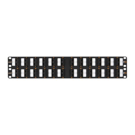 NIKOMAX 48-port Patch Panel 2U Black