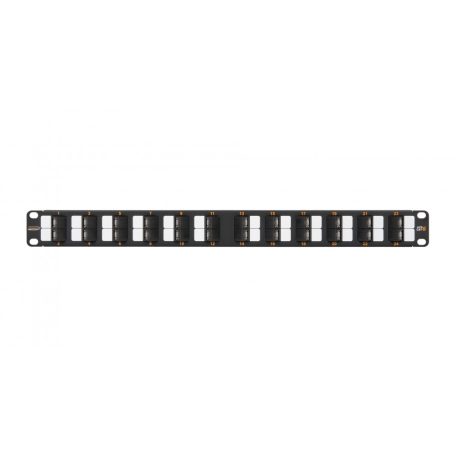 NIKOMAX 24-port Patch Panel 1U Black