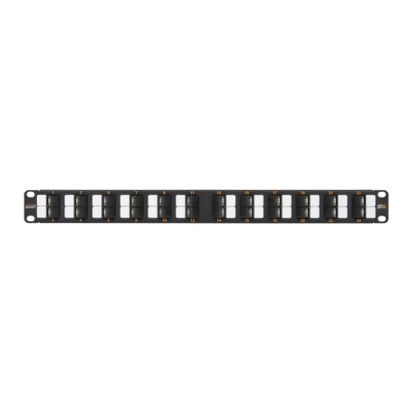 NIKOMAX 24-port Patch Panel 1U Black