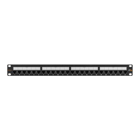 NIKOMAX 24-port Patch Panel 1U Black