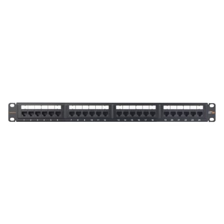 NIKOMAX 24-port Patch Panel 1U Black