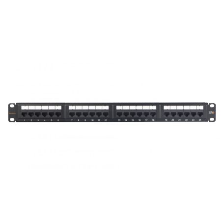 NIKOMAX 24-port Patch Panel 1U Black