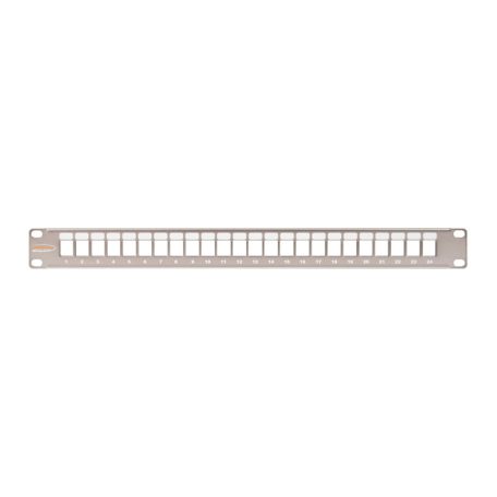 NIKOMAX 24-port Patch Panel 1U Grey