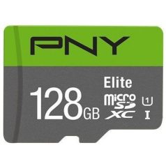 PNY 128GB microSDXC Elite Class 10 UHS-I V10 A1 + adapterrel