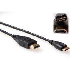   ACT HDMI High Speed v1.4 HDMI-A male - HDMI-C male cable 0,5m Black