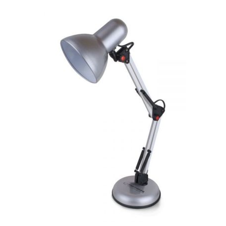 Esperanza Avior E27 Desk Lamp Silver