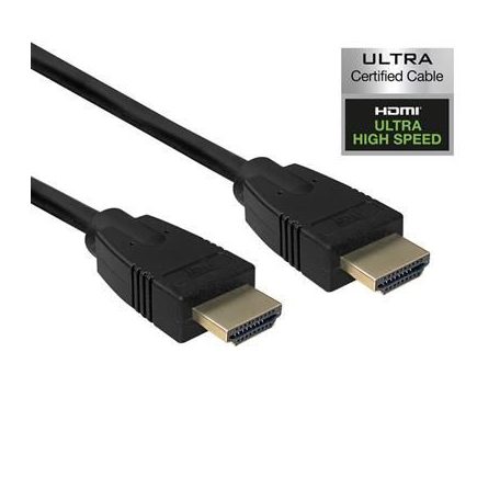 ACT HDMI Ultra High Speed Certifed v2.1 HDMI-A male - HDMI-A male cable 2m Black