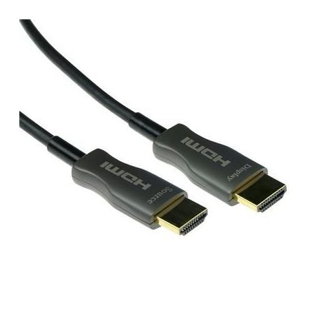 ACT HDMI Premium Active Optical v2.0 HDMI-A male - HDMI-A male cable 25m Black