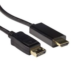   ACT Conversion DisplayPort male to HDMI-A male cable 1m Black