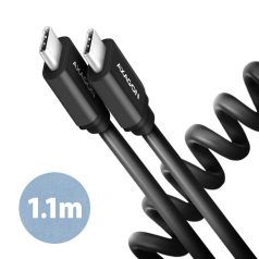   AXAGON BUCM-CM20TB TWISTER USB-C <> USB-C Cable 1.1M Black