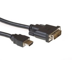   ACT HDMI to DVI-D HDMI A male - DVI-D single link male cable 2m Black