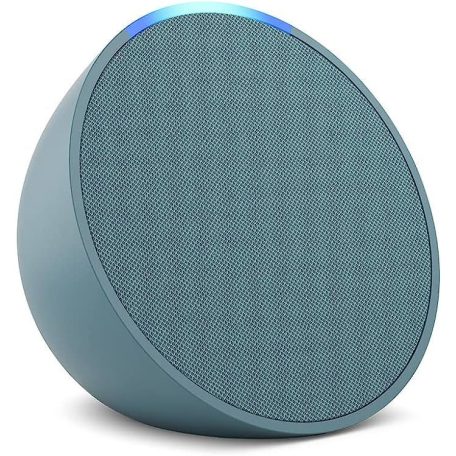 Amazon Echo Pop Full sound compact Bluetooth smart speaker with Alexa Midnight Turquoise