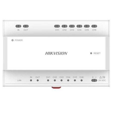 Hikvision Disztribútor soroló egység kétvezetékes IP kaputelefon-rendszerhez