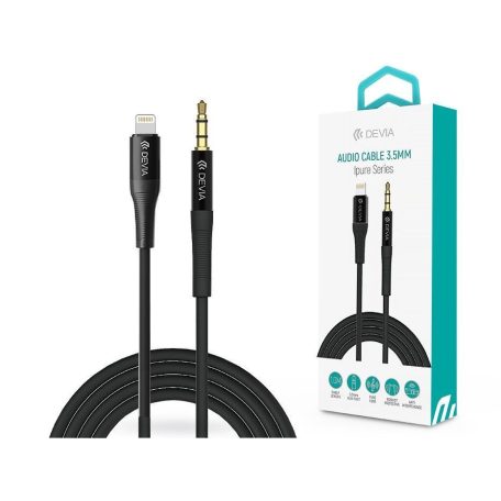 Devia ST365676 Ipure Series Audio Cable Lightning to 3,5mm Black