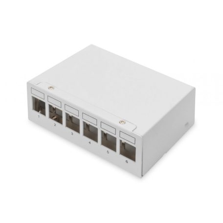 Digitus 6-port Patch Panel 1U Grey