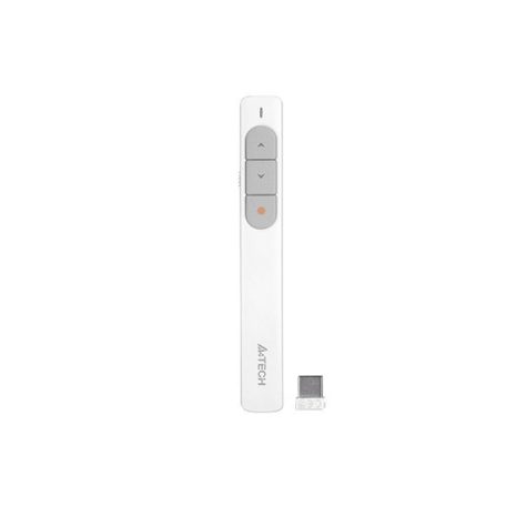 A4-Tech LP15 Wireless Presenter Red Laser White