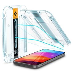   Spigen iPhone 15 Plus Screen Protector EZ FIT GLAS.tR Transparency (2 Pack)