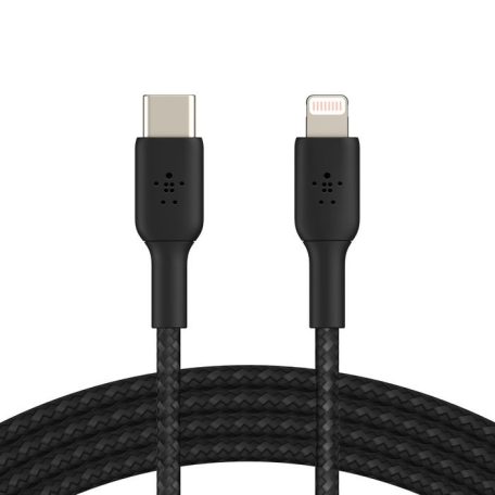 Belkin Braided USB-C to Lightning Cable 2m Black