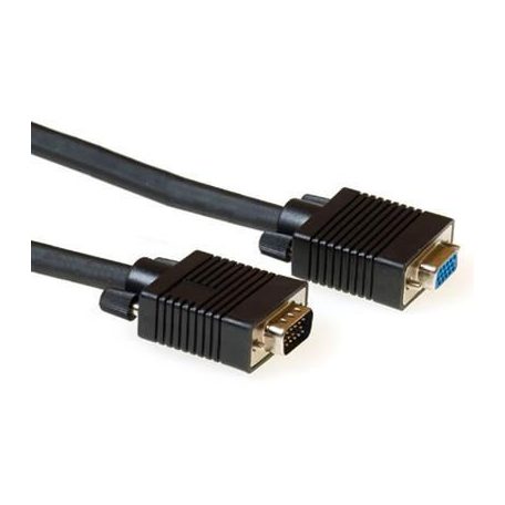 ACT High Performance VGA extension cable male-female 0,5m Black