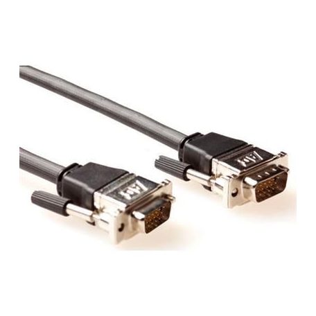 ACT High Performance VGA cable male-male with metal hoods 3m Black