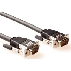   ACT High Performance VGA cable male-male with metal hoods 10m Black