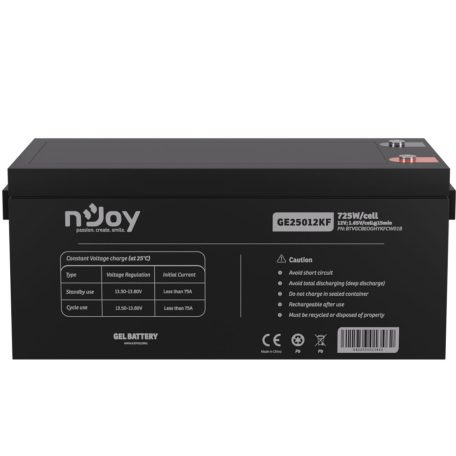 Njoy 12V/250Ah szünetmentes akkumulátor 1db/csomag