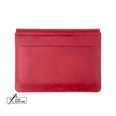   FIXED Oxford leather case for Apple MacBook Air 15" (2023) M2, Piros, Notebook táska