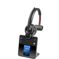   Poly Plantronics Savi 8410 Office Wireless DECT Headset Black