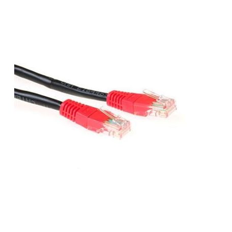 Digitus  CAT5E U-UTP Patch Cable 20m Black/Red