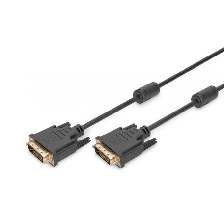 Digitus DVI connection cable 3m Black